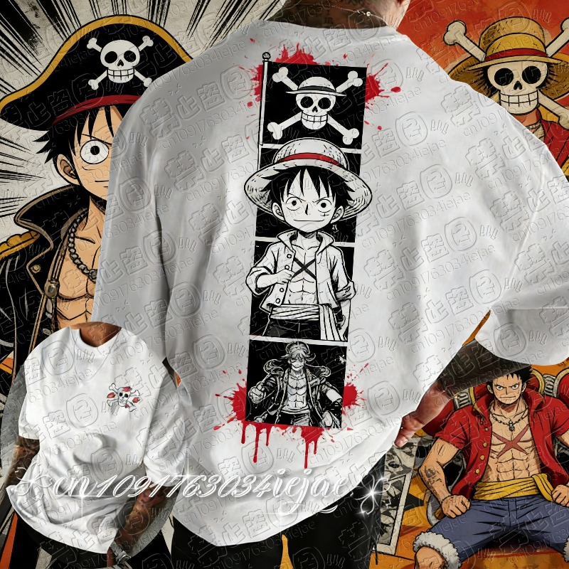 2026 One Piece Men's Cotton T- - Summer Clothing Good Quality recensione e prezzo